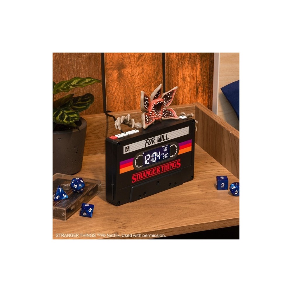 PALADONE PRODUCTS STRANGER THINGS DEMOGORGON VHS ALARM CLOCK
