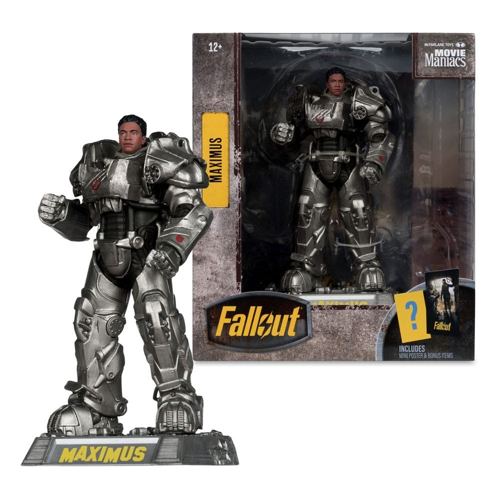 MC FARLANE FALLOUT MOVIE MANIACS MAXIMUS SEASON 2 STATUE PVC FIGURE