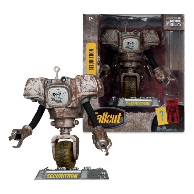 FALLOUT MOVIE MANIACS SECURITRON STATUA FIGURE MC FARLANE