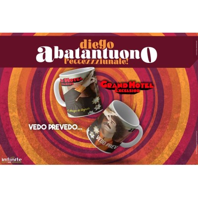 DIEGO ABATANTUONO GRAND HOTEL EXCELSIOR VEDO PREVEDO TAZZA IN CERAMICA INFINITE STATUE