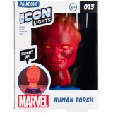 MARVEL ICON LIGHTS HUMAN TORCH LAMPADA FIGURE PALADONE PRODUCTS