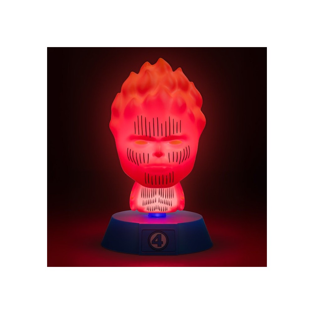 PALADONE PRODUCTS MARVEL ICON LIGHTS HUMAN TORCH LAMP FIGURE