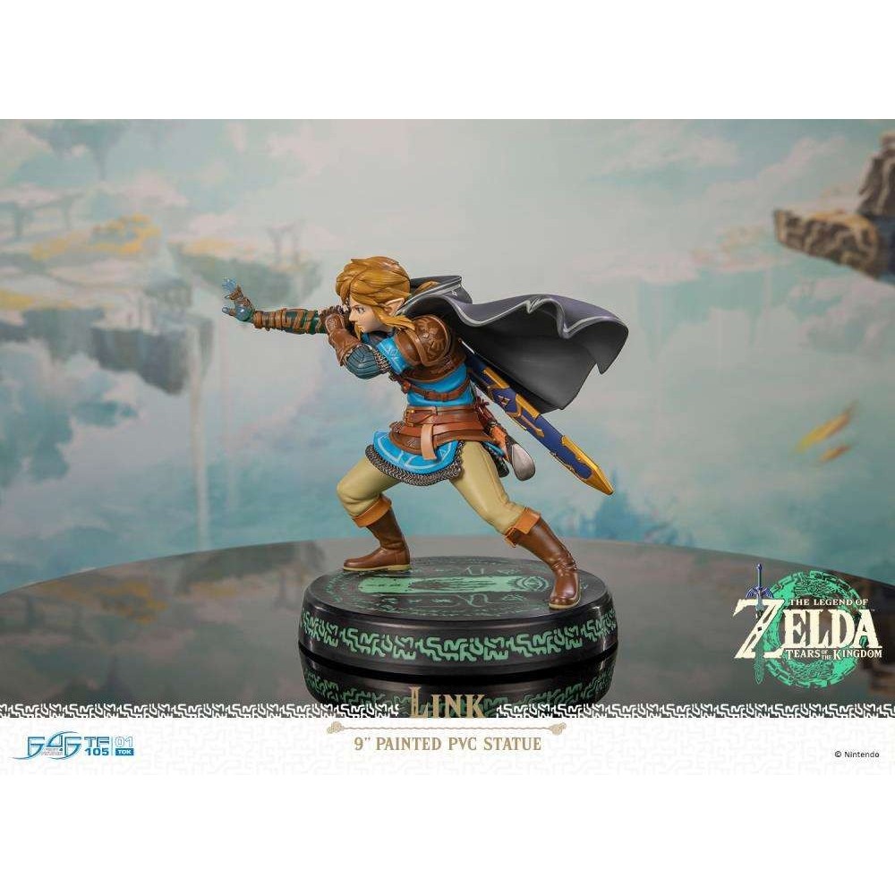 THE LEGEND OF ZELDA TEARS OF THE KINGDOM LINK STATUA FIGURE FIRST4FIGURES