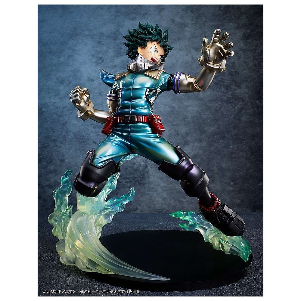 MY HERO ACADEMIA IZUKU MIDORIYA METALLIC COLOR STATUA FIGURE GOOD SMILE COMPANY
