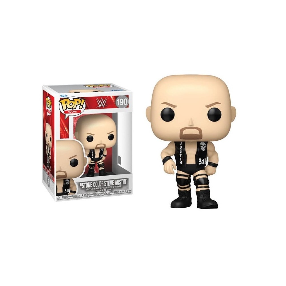 FUNKO POP! WWE STONE COLD STEVE AUSTIN BOBBLE HEAD FIGURE FUNKO