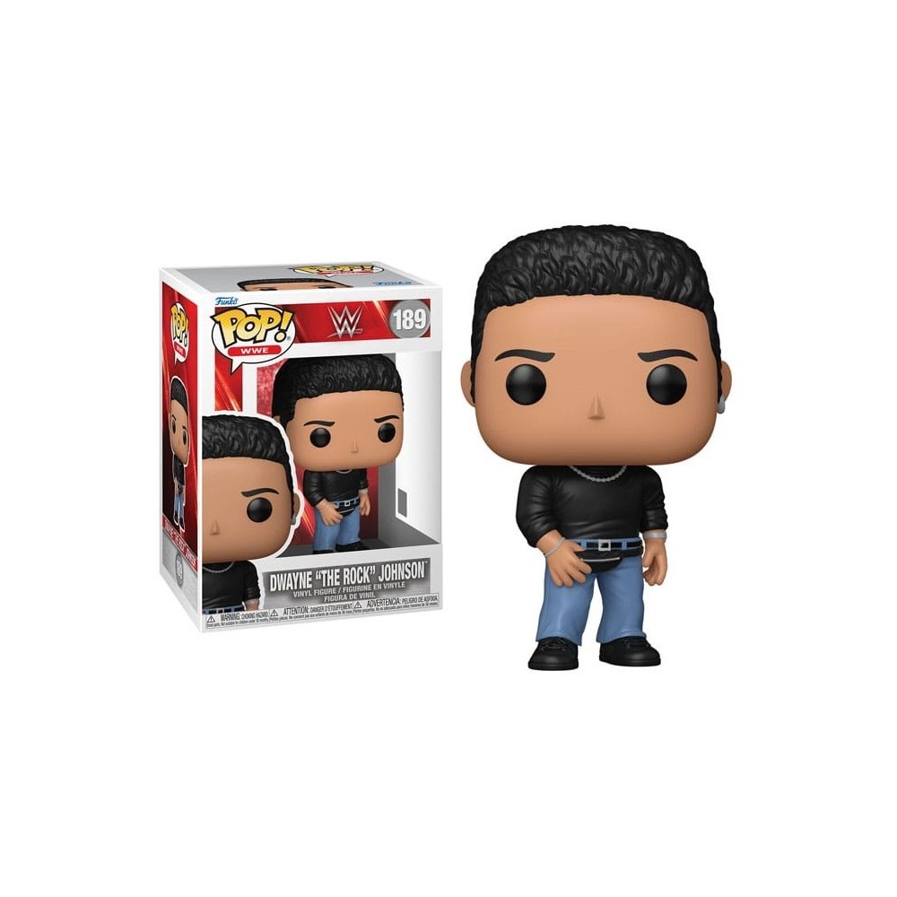 FUNKO POP! WWE DWAYNE THE ROCK JOHNSON BOBBLE HEAD FIGURE FUNKO