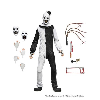 TERRIFIER ART THE CLOWN 1/4 SCALE ACTION FIGURE NECA