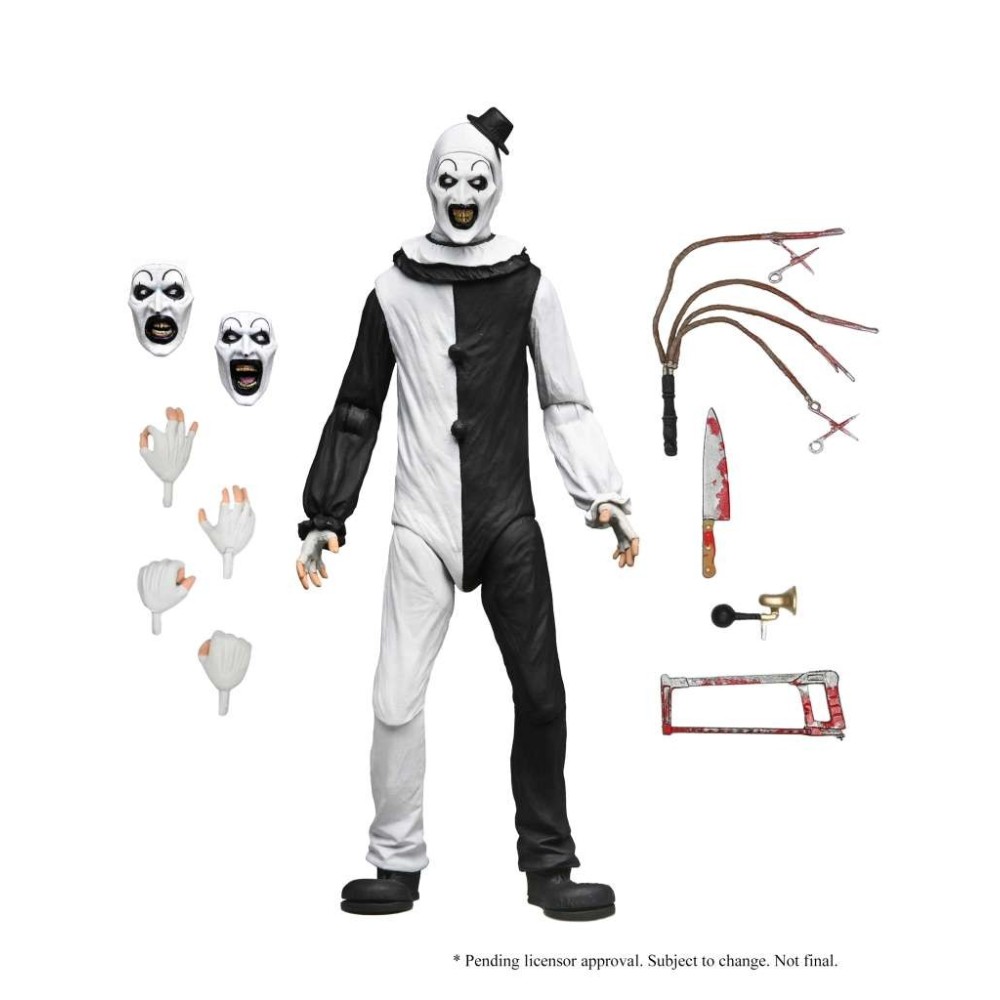 NECA TERRIFIER ART THE CLOWN 1/4 SCALE 45CM PVC ACTION FIGURE