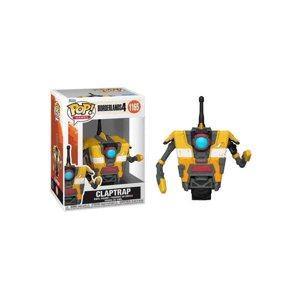FUNKO POP! BORDERLANDS 4 CLAPTRAP BOBBLE HEAD FIGURE FUNKO