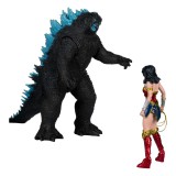 DC JUSTICE LEAGUE MONSTERVERSE WONDER WOMAN VS ATOMIC BLAST GODZILLA ACTION FIGURE MC FARLANE