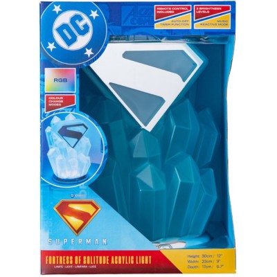 SUPERMAN FORTRESS OF SOLITUDE ACRYLIC LIGHT LAMPADA PALADONE PRODUCTS