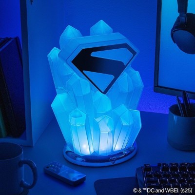 SUPERMAN FORTRESS OF SOLITUDE ACRYLIC LIGHT LAMPADA PALADONE PRODUCTS
