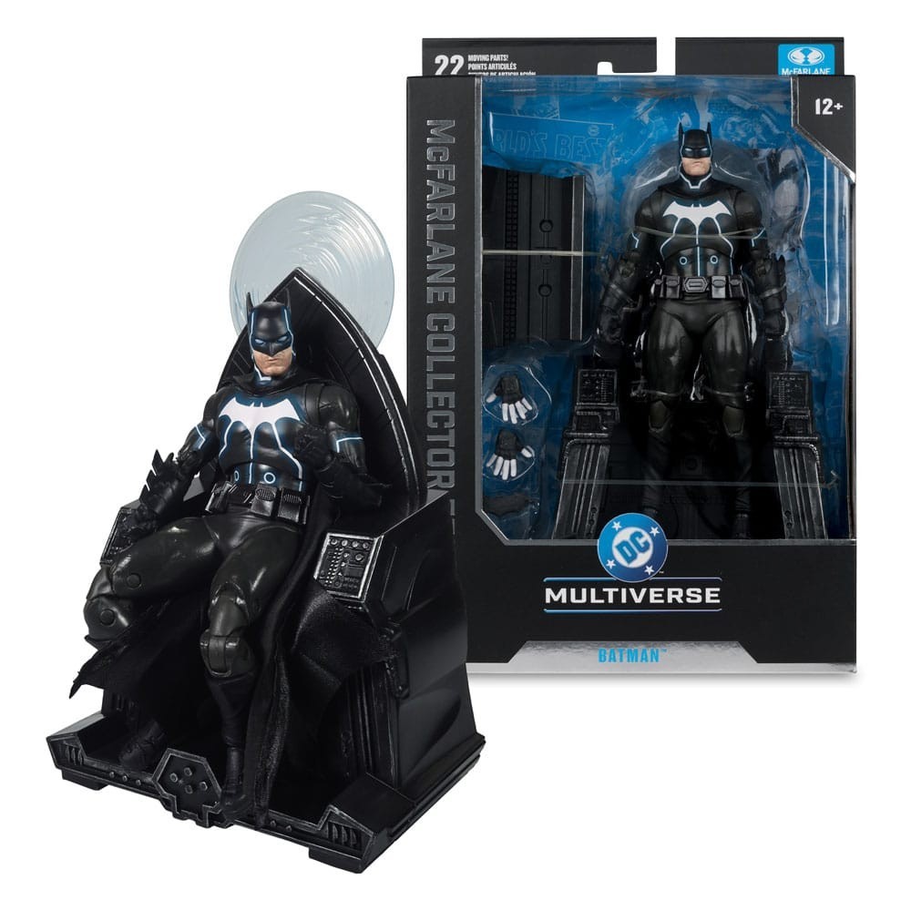 MC FARLANE DC MULTIVERSE BATMAN & MOBIUS CHAIR MCFARLANE COLLECTOR EDITION PVC ACTION FIGURE