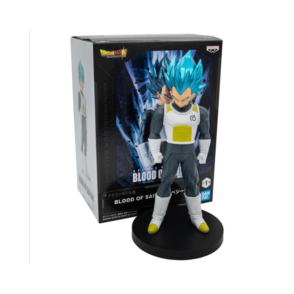 BANPRESTO DRAGON BALL SUPER BLOOD OF SAIYANS VEGETA STATUE FIGURE