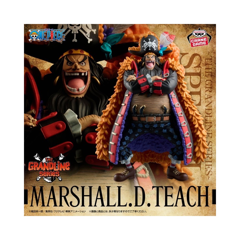 BANPRESTO ONE PIECE DXF GRANDLINE SERIES SPECIAL MARSHALL D. TEACH STATUE FIGURE