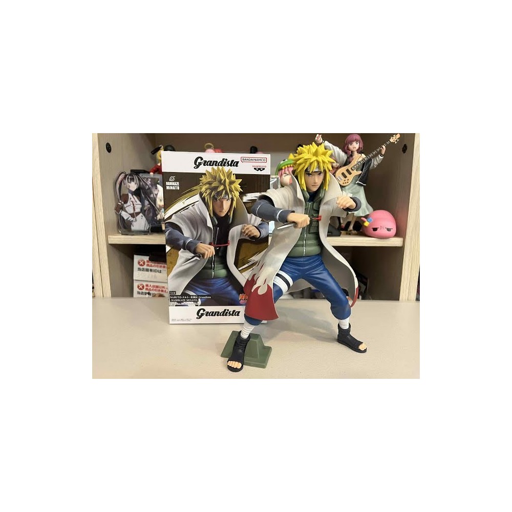 NARUTO SHIPPUDEN GRANDISTA MINATO NAMIKAZE STATUA FIGURE BANPRESTO