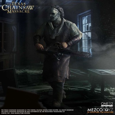 THE TEXAS CHAINSAW MASSACRE LEATHERFACE ONE:12 ACTION FIGURE MEZCO TOYS