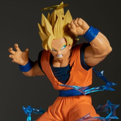 BANPRESTO DRAGON BALL Z MATCH MAKERS SUPER SAIYAN 2 GOKU (VS MAJIN VEGETA) STATUE