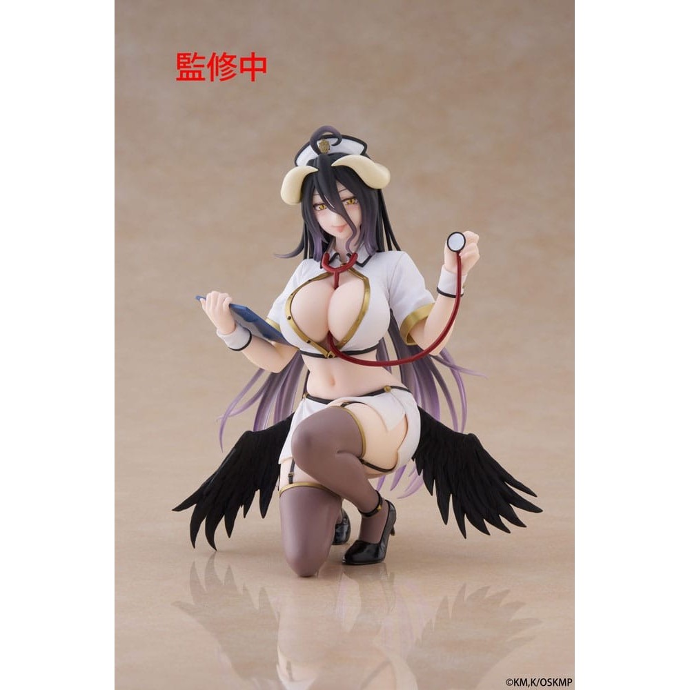 OVERLORD ALBEDO NURSE VERSION RENEWAL DESKTOP CUTE STATUA FIGURE TAITO