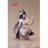 TAITO OVERLORD ALBEDO NURSE VERSION RENEWAL DESKTOP CUTE SERIES STATUE FIGURE