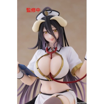TAITO OVERLORD ALBEDO NURSE VERSION RENEWAL DESKTOP CUTE SERIES STATUE FIGURE