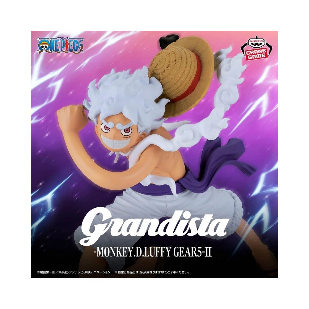 BANPRESTO ONE PIECE GRANDISTA MONKEY D.LUFFY GEAR 5 II STATUE FIGURE