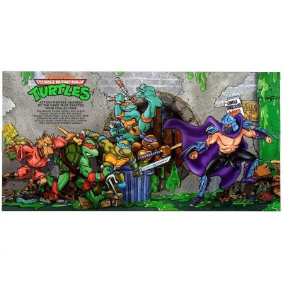 PLAYMATES TOYS TEENAGE MUTANT NINJA TURTLES 1988 REMASTERED 6-PACK ACTION FIGURES
