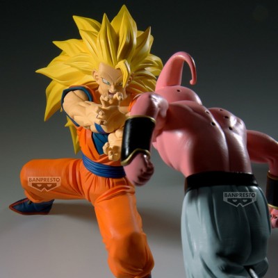 DRAGON BALL Z MATCH MAKERS SUPER SAIYAN 3 GOKU (VS MAJIN BUU) STATUA FIGURE BANPRESTO