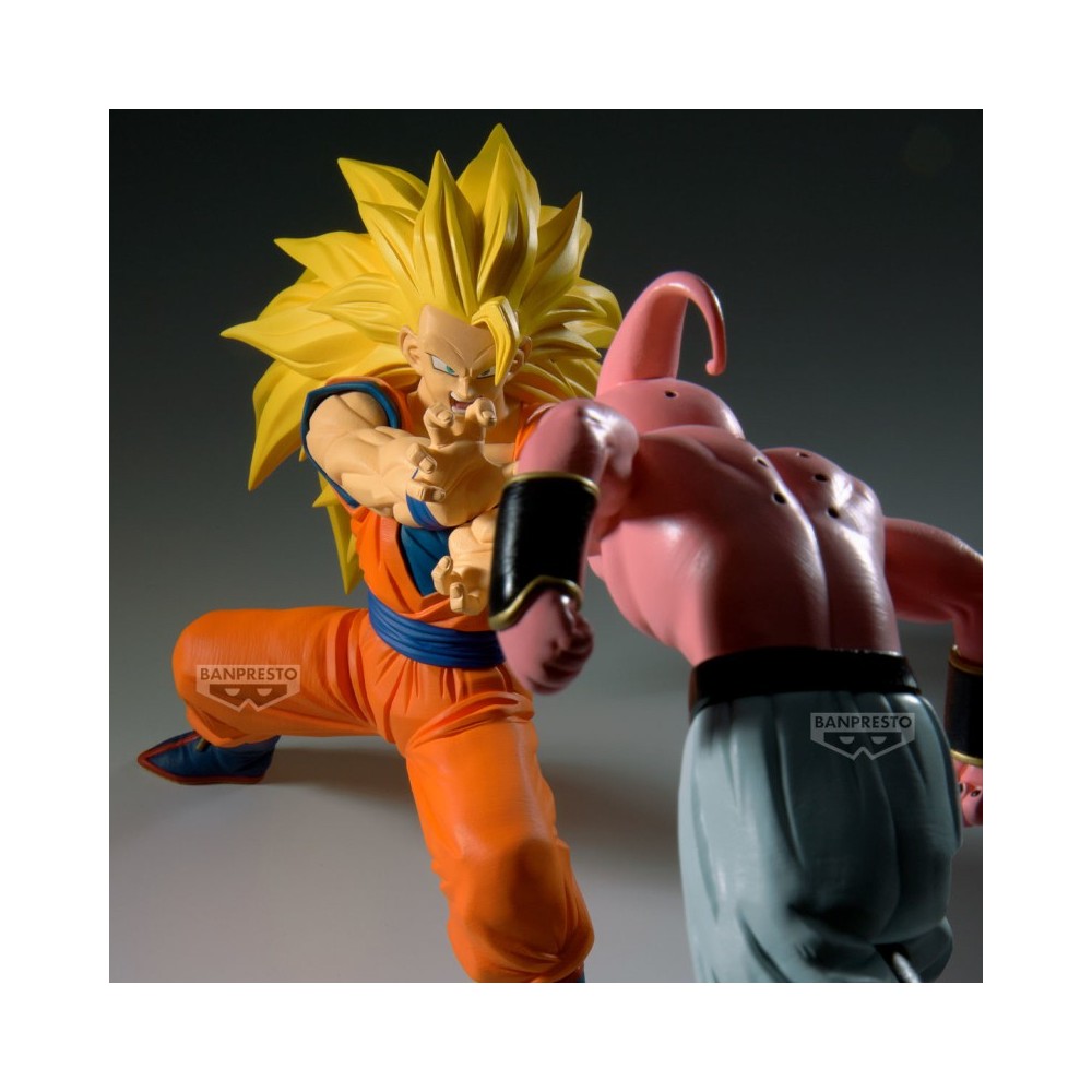 BANPRESTO DRAGON BALL Z MATCH MAKERS SUPER SAIYAN 3 GOKU (VS MAJIN BUU) STATUE