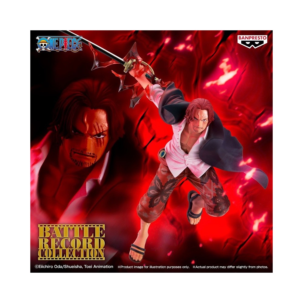 BANPRESTO ONE PIECE BATTLE RECORD COLLECTION SHANKS STATUE FIGURE