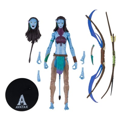 AVATAR FIRE AND ASH NEYTIRI OMATIKAYA WARRIOR ACTION FIGURE MC FARLANE