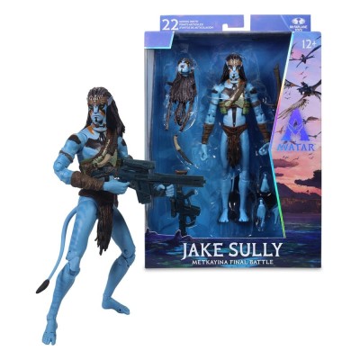AVATAR FIRE AND ASH JAKE SULLY METKAYINA FINAL BATTLE ACTION FIGURE MC FARLANE