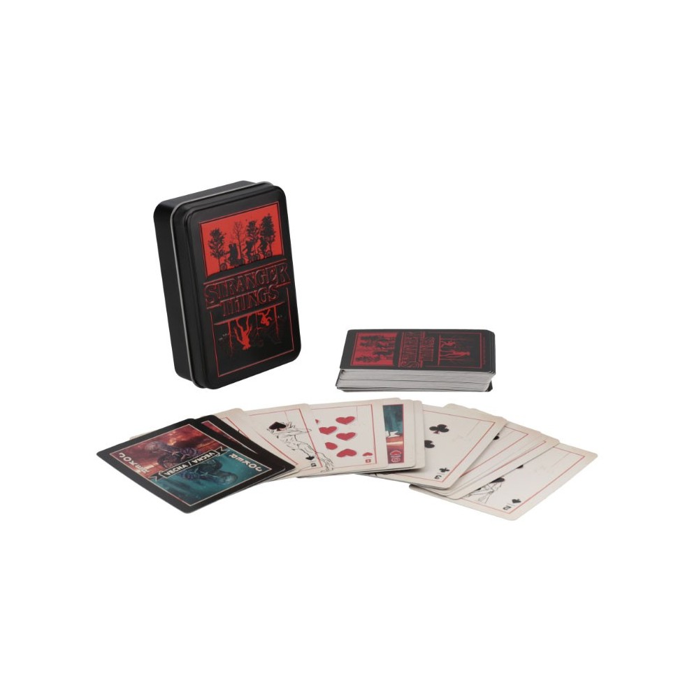 PALADONE PRODUCTS STRANGER THINGS TIN POKER PLAYING CARDS