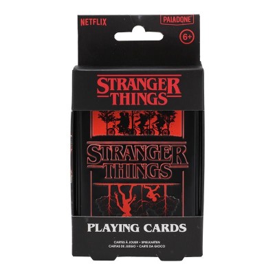 STRANGER THINGS TIN POKER PLAYING CARDS MAZZO CARTE DA GIOCO IN LATTA PALADONE PRODUCTS