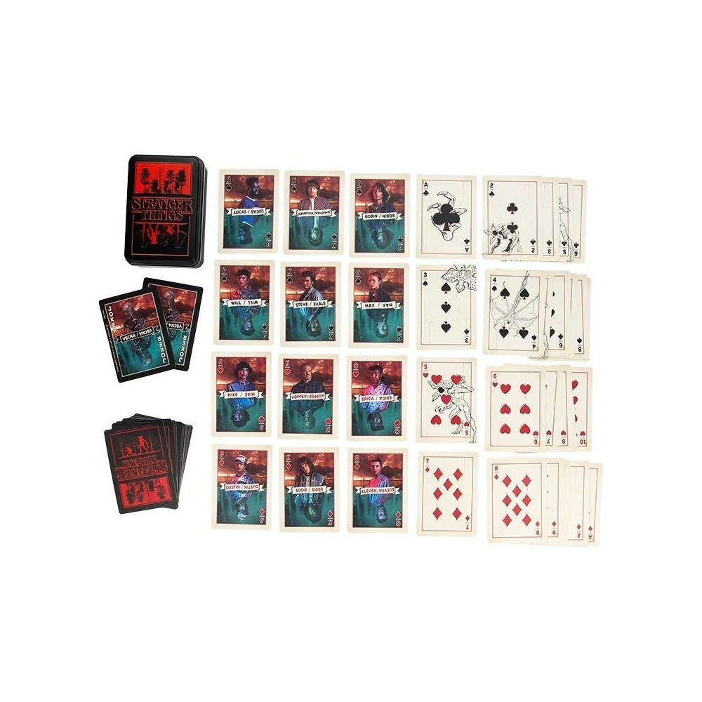 PALADONE PRODUCTS STRANGER THINGS TIN POKER PLAYING CARDS