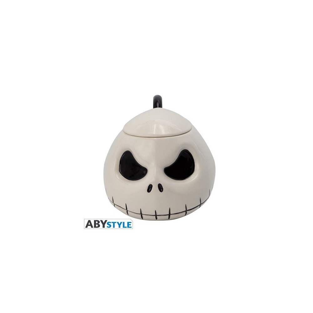 THE NIGHTMARE BEFORE CHRISTMAS JACK SKELLINGTON 3D MUG GLOW IN THE DARK TAZZA ABYSTYLE