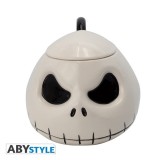 ABYSTYLE THE NIGHTMARE BEFORE CHRISTMAS JACK SKELLINGTON 3D MUG GLOW IN THE DARK