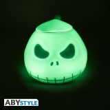 THE NIGHTMARE BEFORE CHRISTMAS JACK SKELLINGTON 3D MUG GLOW IN THE DARK TAZZA ABYSTYLE