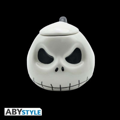 THE NIGHTMARE BEFORE CHRISTMAS JACK SKELLINGTON 3D MUG GLOW IN THE DARK TAZZA ABYSTYLE