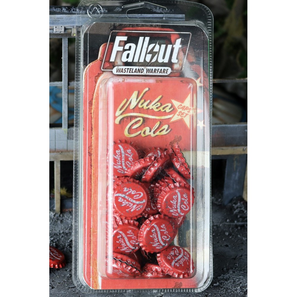 FALLOUT WASTELAND WARFARE NUKA COLA BOTTLECAP CAPS SET TAPPI BOTTIGLIA