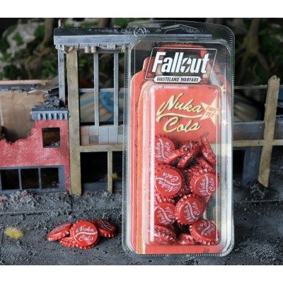 FALLOUT WASTELAND WARFARE NUKA COLA BOTTLECAP CAPS SET TAPPI BOTTIGLIA