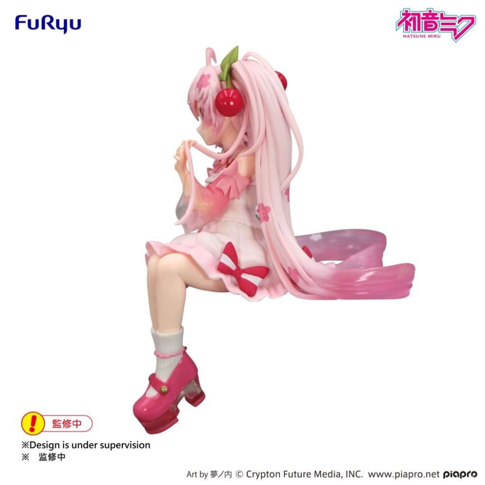 HATSUNE MIKU SAKURA MIKU 2025 WINK NOODLE STOPPER FIGURE STATUA FURYU