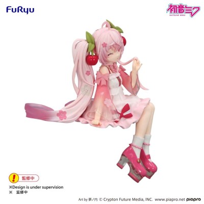 FURYU HATSUNE MIKU SAKURA MIKU 2025 WINK VERSION NOODLE STOPPER FIGURE