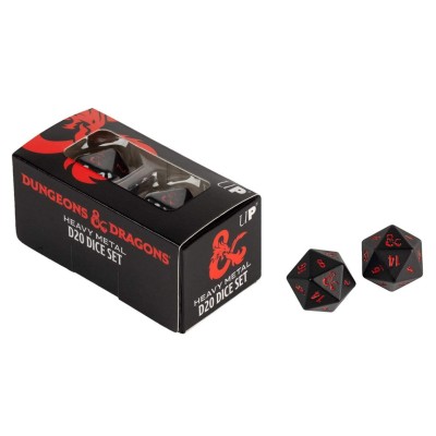DUNGEONS AND DRAGONS HEAVY METAL D20 SET 2 DADI ULTRA PRO