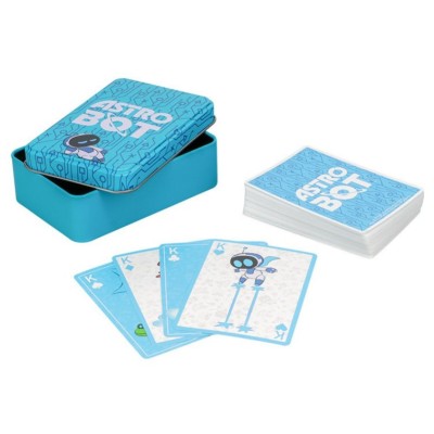 ASTRO BOT TIN POKER PLAYING CARDS MAZZO CARTE DA GIOCO IN LATTA PALADONE PRODUCTS