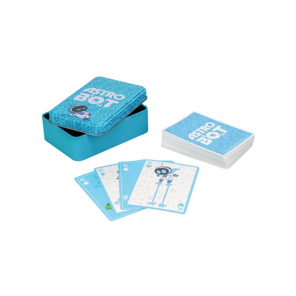 ASTRO BOT TIN POKER PLAYING CARDS MAZZO CARTE DA GIOCO IN LATTA PALADONE PRODUCTS
