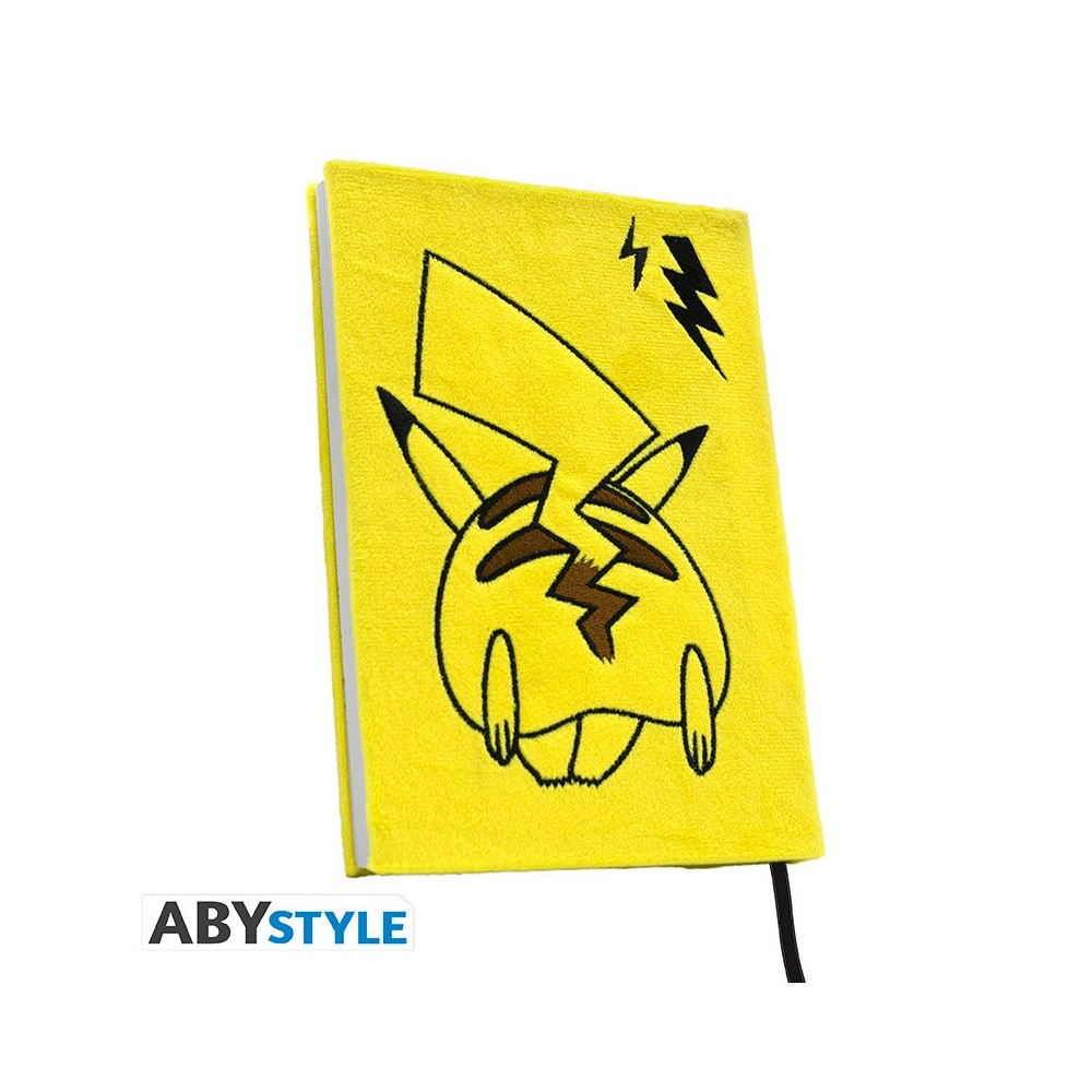 POKEMON PIKACHU PELUCHE TACCUINO A5 PREMIUM ABYSTYLE