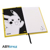 POKEMON PIKACHU PELUCHE TACCUINO A5 PREMIUM ABYSTYLE
