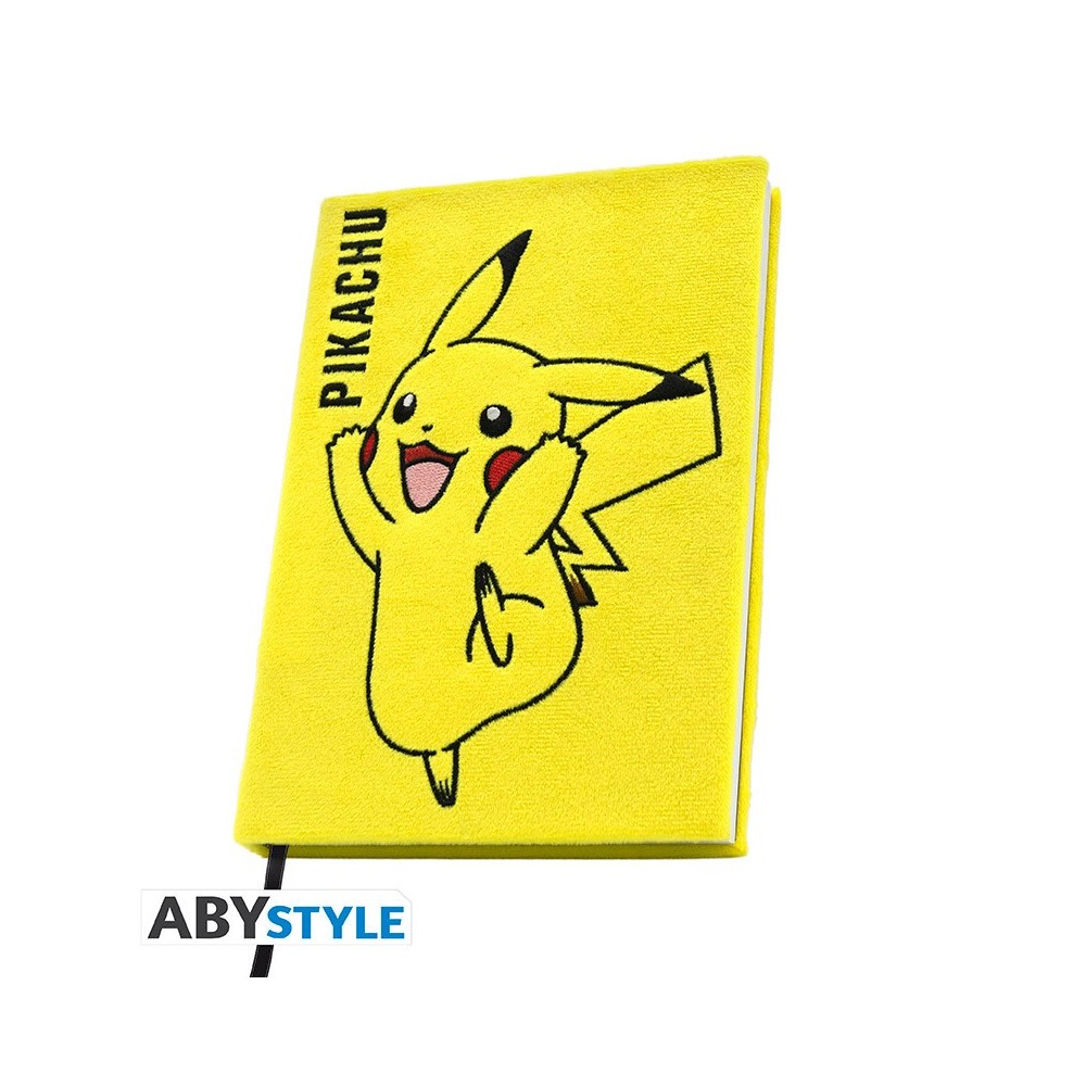 POKEMON PIKACHU PELUCHE TACCUINO A5 PREMIUM ABYSTYLE