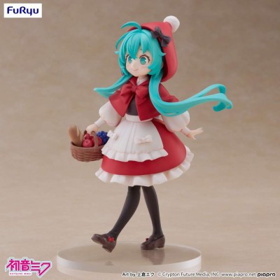 HATSUNE MIKU LITTLE RED RIDING HOOD DESKTOP FAIRY FIGURE STATUA FURYU